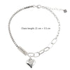 Summer Anklet Bracelet For Women Vintage Love Heart Pendant Jewelry-Anklets-Arimonz-Arimonz