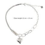 Summer Anklet Bracelet For Women Vintage Love Heart Pendant Jewelry-Anklets-Arimonz-Arimonz
