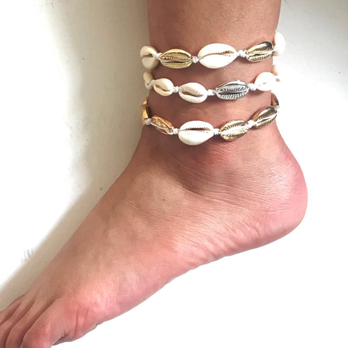 Summer Beach Shell Anklets-Anklets-Arimonz-Arimonz