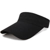 Summer Breathable Air Sun Hats Men Women Adjustable Visor Cap-Women's Caps-Arimonz-Black-Arimonz