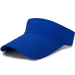 Summer Breathable Air Sun Hats Men Women Adjustable Visor Cap-Women's Caps-Arimonz-Dark Blue-Arimonz