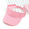 Summer Breathable Air Sun Hats Men Women Adjustable Visor Cap-Women's Caps-Arimonz-H0603-pink-Arimonz