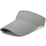 Summer Breathable Air Sun Hats Men Women Adjustable Visor Cap-Women's Caps-Arimonz-Light Grey-Arimonz