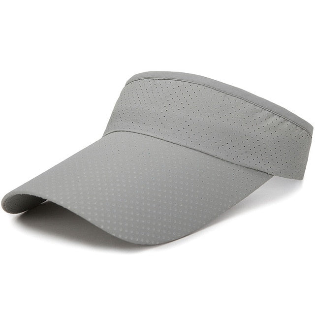Summer Breathable Air Sun Hats Men Women Adjustable Visor Cap-Women's Caps-Arimonz-Light Grey-Arimonz