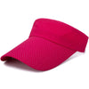 Summer Breathable Air Sun Hats Men Women Adjustable Visor Cap-Women's Caps-Arimonz-Rose Red-Arimonz