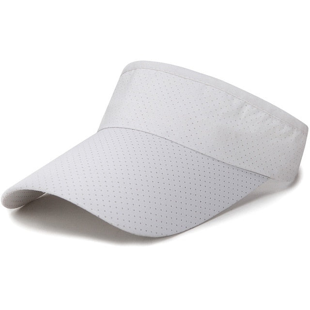 Summer Breathable Air Sun Hats Men Women Adjustable Visor Cap-Women's Caps-Arimonz-White-Arimonz