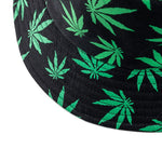 Summer Bucket Hats Reversible Leaves Printing Women Cap Outdoor Hat-Bucket Hats-Arimonz-Arimonz