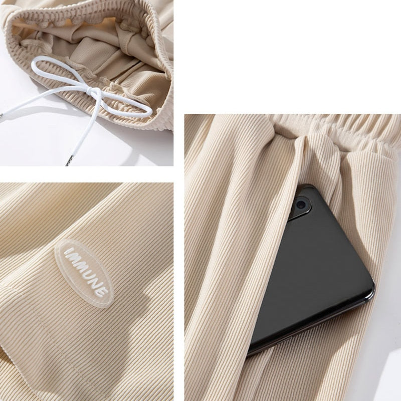 Summer Casual Shorts Women Plus Size High Waist Loose Women Shorts-Shorts-Arimonz-Arimonz