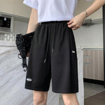 Summer Casual Shorts Women Plus Size High Waist Loose Women Shorts-Shorts-Arimonz-black-S-Arimonz