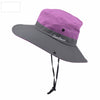 Summer Hat for Women UV Protection Sun Bucket Hat Wide Brim Hat-Bucket Hats-Arimonz-Arimonz