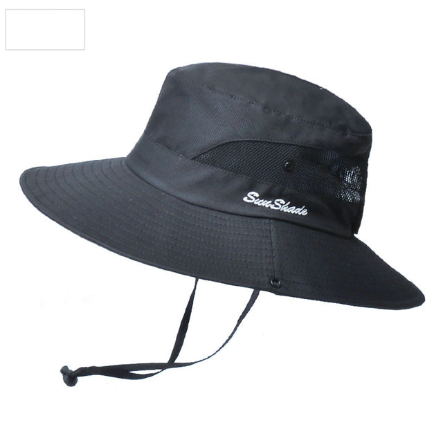 Summer Hat for Women UV Protection Sun Bucket Hat Wide Brim Hat-Bucket Hats-Arimonz-Style 14-Arimonz