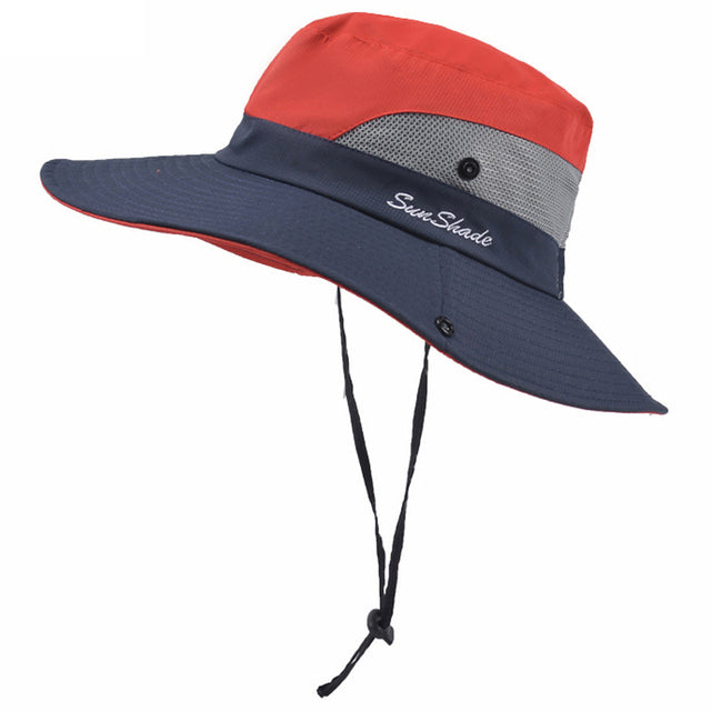 Summer Hat for Women UV Protection Sun Bucket Hat Wide Brim Hat-Bucket Hats-Arimonz-Style 2-Arimonz