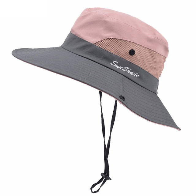 Summer Hat for Women UV Protection Sun Bucket Hat Wide Brim Hat-Bucket Hats-Arimonz-Style 3-Arimonz
