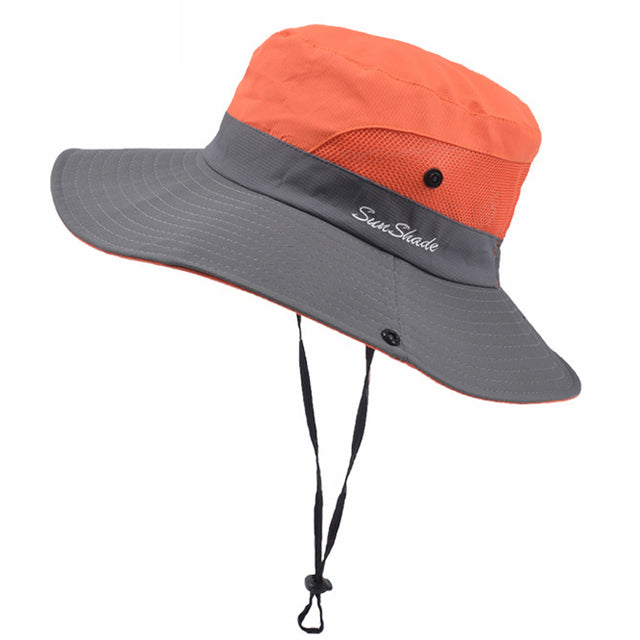Summer Hat for Women UV Protection Sun Bucket Hat Wide Brim Hat-Bucket Hats-Arimonz-Style 7-Arimonz