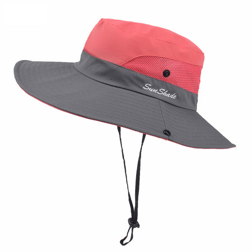 Summer Hat for Women UV Protection Sun Bucket Hat Wide Brim Hat-Bucket Hats-Arimonz-Arimonz