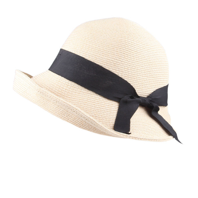Summer Hat Women Straw Cap Big Brim Sun Hat For Girl Beach Hat-Summer Hats-Arimonz-beige-Arimonz