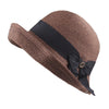 Summer Hat Women Straw Cap Big Brim Sun Hat For Girl Beach Hat-Summer Hats-Arimonz-Coffee-Arimonz