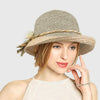 Summer Hat Women Straw Cap Big Brim Sun Hat For Girl Beach Hat-Summer Hats-Arimonz-Khaki-Arimonz