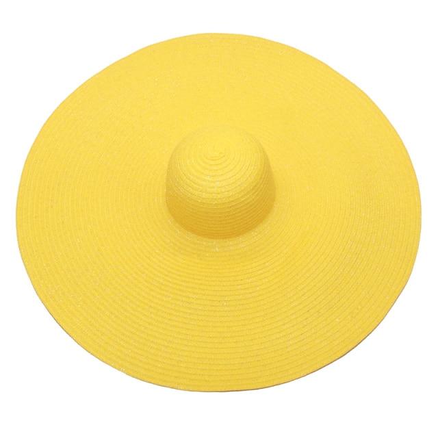 Summer Hats - Foldable Women Oversized Hat Large Brim Summer Sun Beach Hats