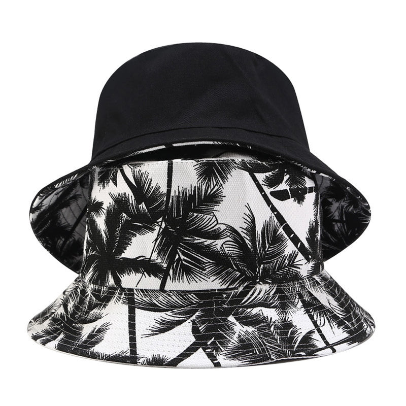 Summer Reversible Printed Fisherman Caps Bucket Women Hats-Bucket Hats-Arimonz-Arimonz