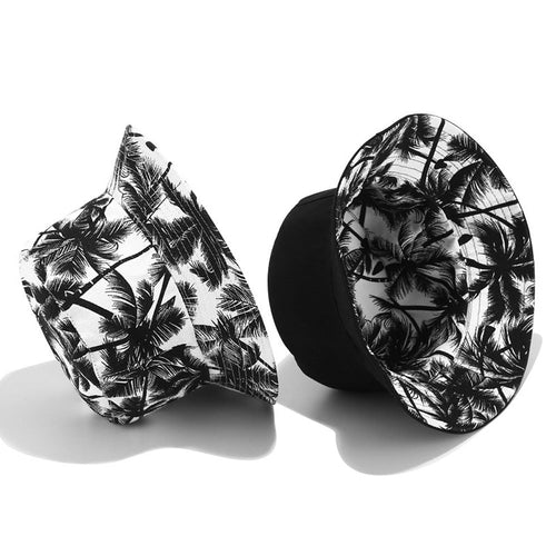 Summer Reversible Printed Fisherman Caps Bucket Women Hats-Bucket Hats-Arimonz-Arimonz