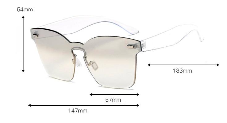 Summer Rimless Square Shades-Sunglasses-Arimonz-Arimonz