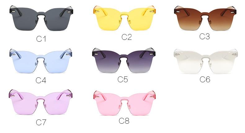 Summer Rimless Square Shades-Sunglasses-Arimonz-Arimonz