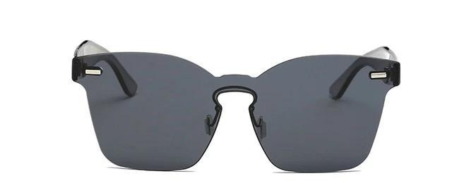 Summer Rimless Square Shades-Sunglasses-Arimonz-Black-Arimonz