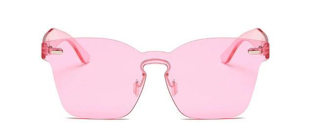 Summer Rimless Square Shades-Sunglasses-Arimonz-Pink-Arimonz