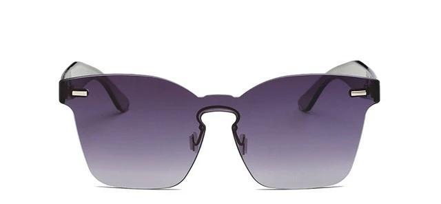 Summer Rimless Square Shades-Sunglasses-Arimonz-Violet-Arimonz