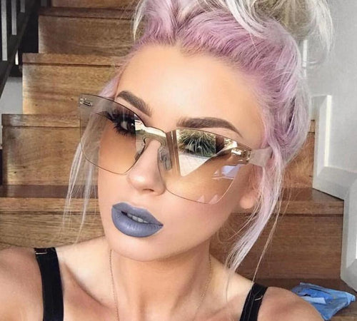 Summer Rimless Square Shades-Sunglasses-Arimonz-Arimonz