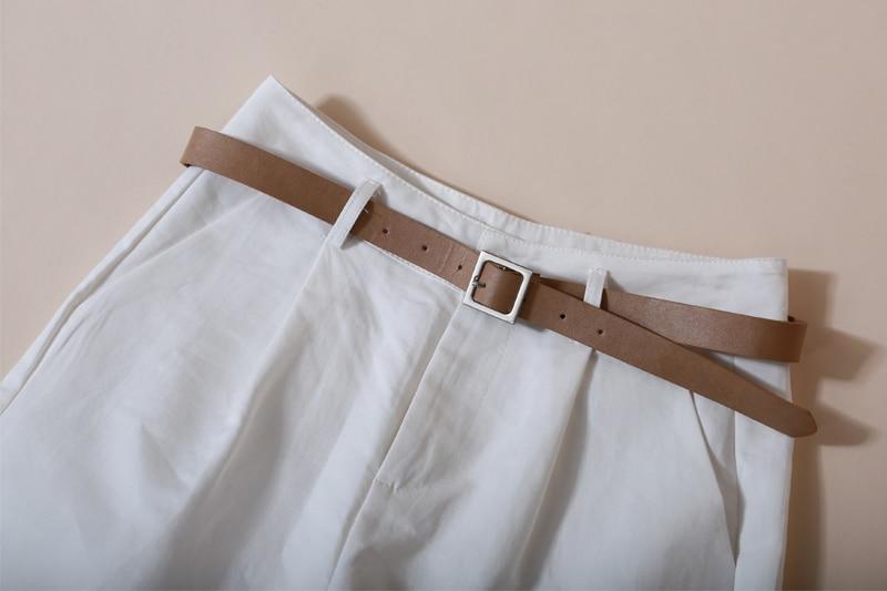 Summer Shorts Loose Wide Leg Shorts with Belt Wide Leg Bottoms-Shorts-Arimonz-Arimonz