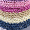 Summer Straw Crochet Bucket Hat Women's Foldable Panama Cap Beach Hat-Bucket Hats-Arimonz-Arimonz