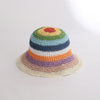 Summer Straw Crochet Bucket Hat Women's Foldable Panama Cap Beach Hat-Bucket Hats-Arimonz-White-Arimonz