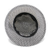 Summer Sun Hat letter M Straw Hat Visor Temperament Flat Panama Hats-Summer Hats-Arimonz-Arimonz
