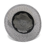 Summer Sun Hat letter M Straw Hat Visor Temperament Flat Panama Hats-Summer Hats-Arimonz-Arimonz