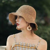 Sun Hat Wide Brim Floppy Summer Hats For Women Straw Dome Bucket Hat-Summer Hats-Arimonz-Arimonz
