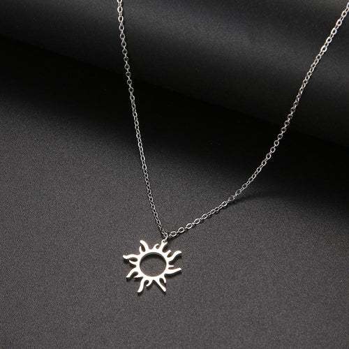 Sun Pendant Necklaces Charm Women Fashion Jewelry-Necklaces-Arimonz-Arimonz
