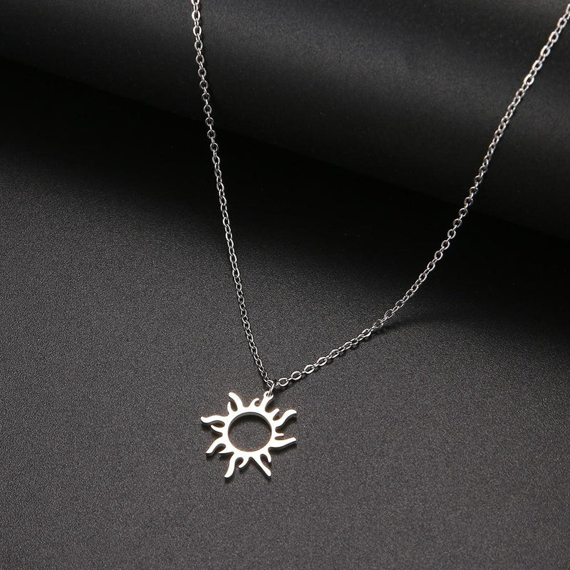 Sun Pendant Necklaces Charm Women Fashion Jewelry-Necklaces-Arimonz-Arimonz