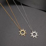 Sun Pendant Necklaces Charm Women Fashion Jewelry-Necklaces-Arimonz-Arimonz