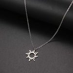 Sun Pendant Necklaces Charm Women Fashion Jewelry-Necklaces-Arimonz-silver-Arimonz