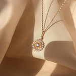 Sunflower Necklace for Women Chain Necklace Fashion Jewelry-Necklaces-Arimonz-Arimonz