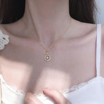 Sunflower Necklace for Women Chain Necklace Fashion Jewelry-Necklaces-Arimonz-Arimonz