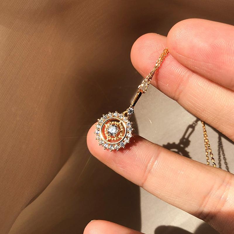 Sunflower Necklace for Women Chain Necklace Fashion Jewelry-Necklaces-Arimonz-Arimonz
