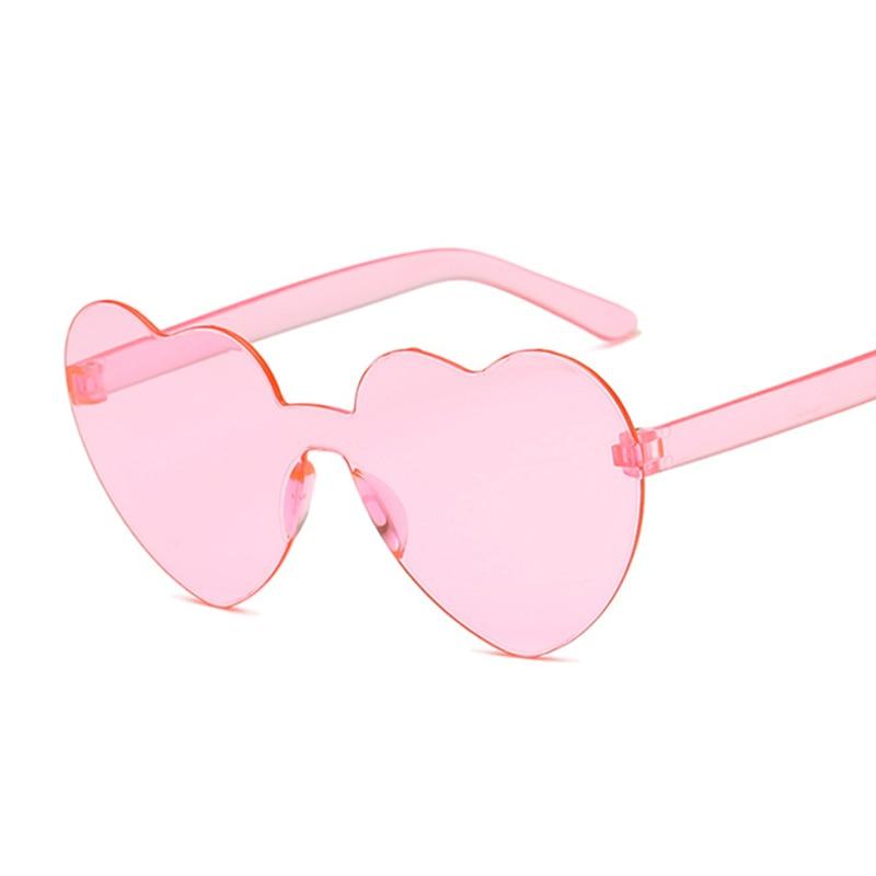 Sunglasses - Love Heart Sunglasses For Women Fashionable Cute Sunglasses