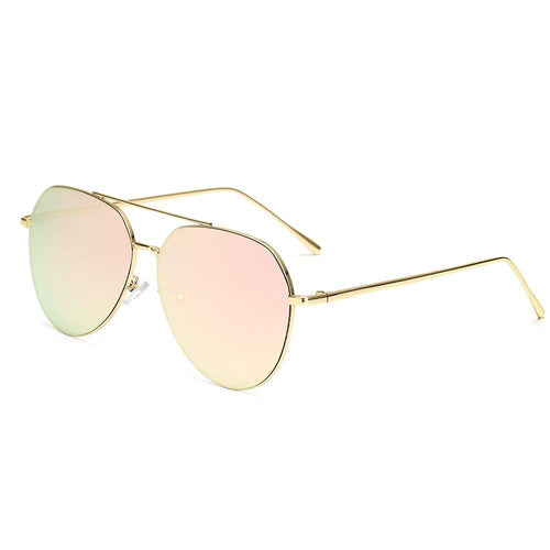 Sunglasses - Mirror Sunglasses For Women Retro Glasses Women's Sunglasses