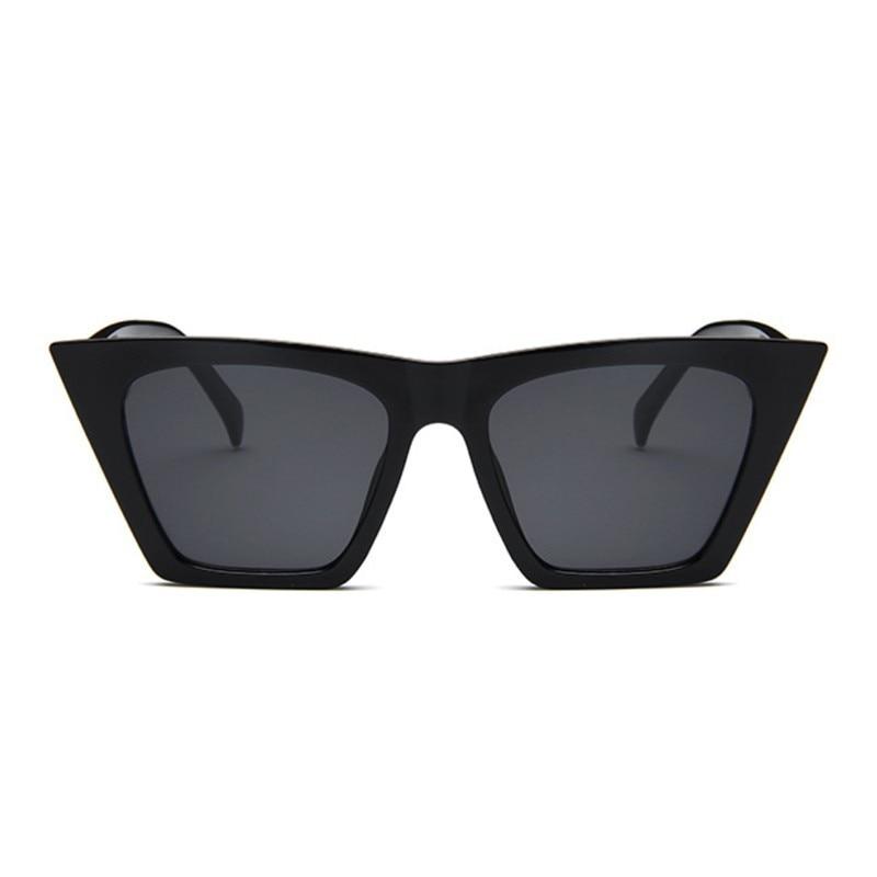 Sunglasses - Outdoor Large Square Sunglasses For Women Cat Eye Sun Glasses Classic Vintage Sunglasses