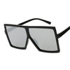 Sunglasses - Oversized Shades Women Sunglasses Square Glasses Big Frame Vintage Retro Glasses For Women