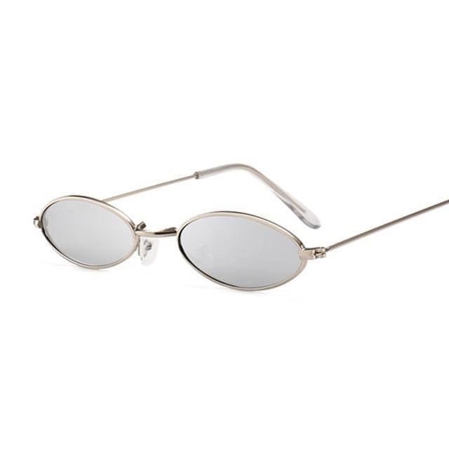 Sunglasses - Retro Oval Sunglasses For Women Vintage HipHop Glasses Retro Sunglass For Women