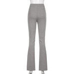 Sweatpants Tracksuit Women Pants Casual High Waist Side Split Trousers-Pants-Arimonz-Arimonz